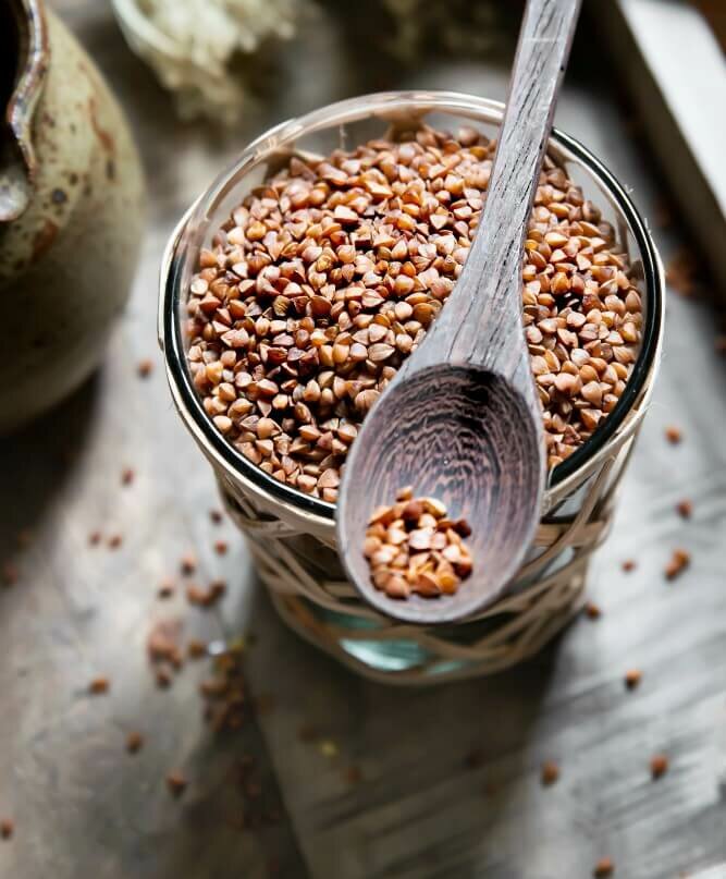 гречиха в стакане